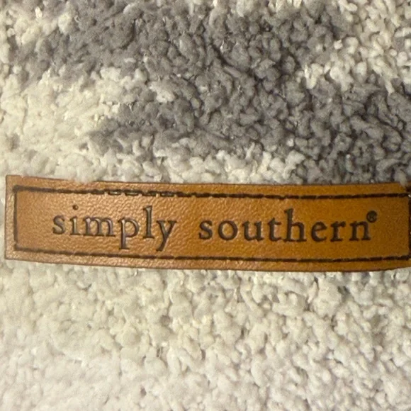 Simply Southern XXL Long Line Cardigan Southwestern Geometric Duster Soft Fuzzy - Picture 9 of 14